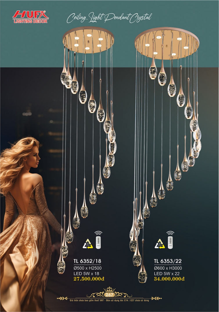 Bảng giá đèn trang trí HUFA